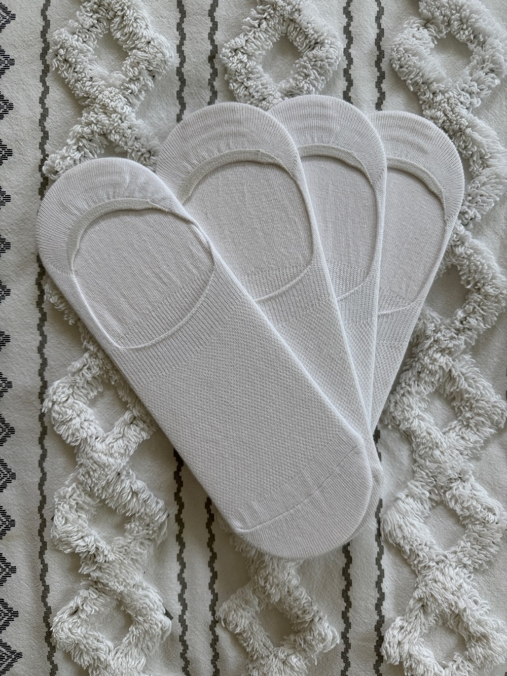 ✨3x$30✨ Men's White No-Show Liner Socks